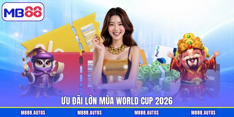 Ưu đãi lớn mùa World Cup 2026